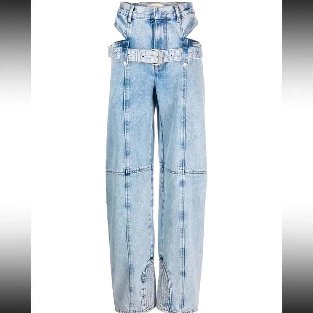 Women’s cutout waist jeans - Picture 4 of 4
